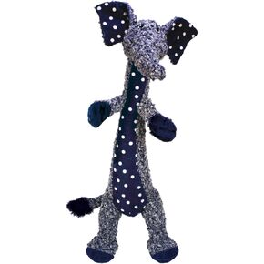 KONG Shakers Luvs Elephant - Long Body for Fetch and Tug - Blue (Large)