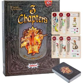 Amigo Games 3 SPAters-لعبة بطاقة خدعة حكاية خرافية استراتيجية لما بين 2-6 لاعبين-مسودة ، تلعب ونتيجة مع شخصيات القصص القصيرة الأيقونية-الألعاب العائلية للأطفال والكبار الذين تتراوح أعمارهم بين 10+