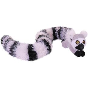 Wild Republic Tailkins Ring Tailed Lemur, Stuffed Animal, 40 Inches, Plush Toy, Fill is Spun Recycled Water Bottles