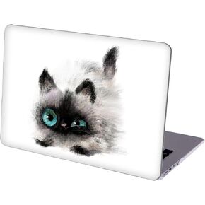 Compatible with MacBook Air 13.6-inch Hard Protective Shell Cace with Keyboard Cover ( A2681, M2 chip, 2022 Release ) - Naughty Cat