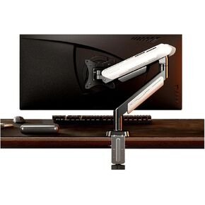 Monitor Stand 17-45 inch Single Monitor Arm Desk Mount for Ultrawide Screens, Fully Adjustable Aluminum Monitor Arm, Two Mounting Option, Max Load 35.2lbs Adjustable Arms