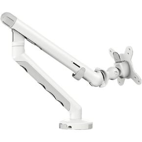 Monitor Stand Single Monitor Mount, 13-35 Inch Single Monitor Desk Mount, Aluminum Mechanical Spring Full Motion Monitor Arm Fits up to 22.0lbs, Max VESA 100×100mm Adjustable Arms(Gun Gray)