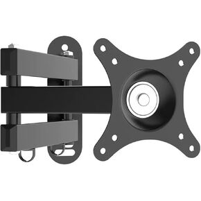 Monitor Stand Full Motion Monitor Wall Mount, Tilt Swivel Rotation Extension Articulating Monitor Arms for Most 14-27 Inch, 4.4-33.0lbs Screens, Max VESA 100x100mm Adjustable Arms