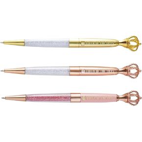 InnoBeta Mahjong Gifts for Women/Men, Funny Gifts for Mahjong Lovers, Ballpoint Pen Set of 4, Perfect for Birthday & Christmas - Crown