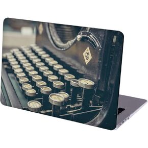 Case Compatible with MacBook Air 13 inch Retina Display with Touch ID, Hard Protective Shell with Keyboard Cover (M1 A2337 A2179 A1932, 2018 2019 2020 Release) - Vintage Typewriter
