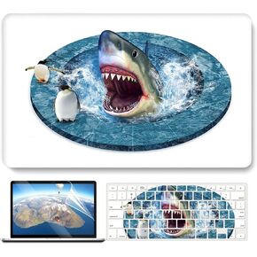 IVY Case for MacBook Air 13 with M2 A2681 Case with Keyboard Cover & Screen Protection Film - Eiffel Tower