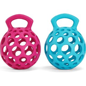 Leaps & Bounds Cage Ball with Handle Dog Toy Large