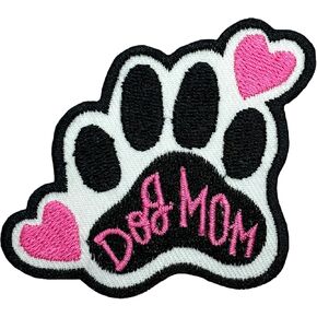 Dog Mom Patches Iron On Patches for Backpacks