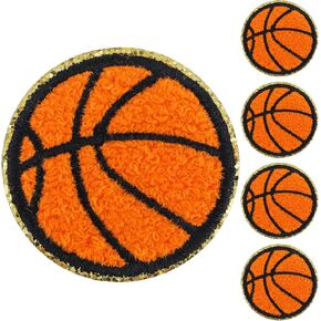 5 PCS Soccer Iron On Patches, Sports Chenille Embroidered Patch Sew on Gold Style Patch DIY Applique for Emblem T-Shirts Jackets Jeans Caps Backpacks (Soccer) in Kuwait