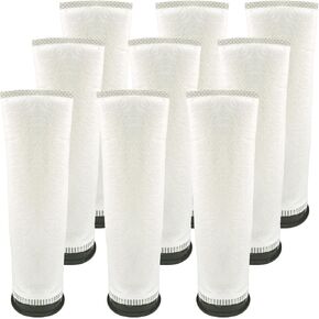 9 Pack 2.75 Inch Filter Socks 225 Micron Fits Waterbox AIO Series Aquariums, Eshopps, Fiji Cube, HelloReef 15G Fish Tank and All 2.75" Filter Sock Holders