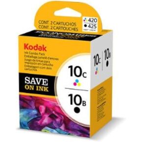 Kodak 8367849 10B/10C Combo Ink Cartridge - Black/Color - 1 Year Limited Warranty