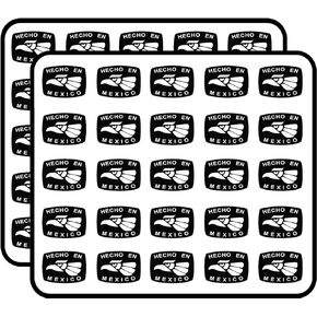 Hecho En Mexico (Made Mexican Hispanic) Sticker for Scrapbooking, Calendars, Arts, Kids DIY Crafts, Album, Bullet Journals