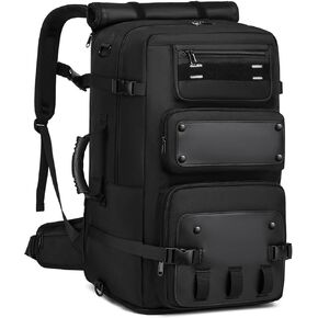 Large Carry on Travel Backpack, 50L Travel Backpack for Men Women Carry On Bags for Airplane fit 17 Inch Laptop, Nylon Duffle Luggage Bag