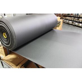 PLESIU 2 lb High Density Volara Closed Cell Foam - Auto, Upholstery, Crafts by The Yard BTY Width: 60'' Thickness: 1/8'' Color : Black
