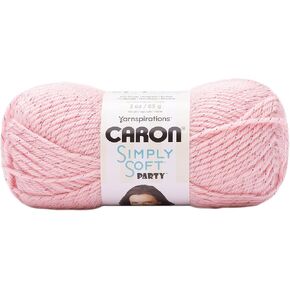 Caron Yarn Simply PAR, Soft Pink Sparkle
