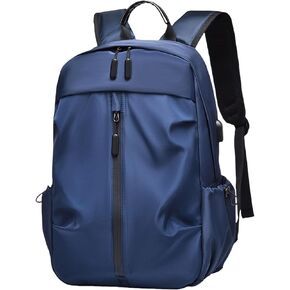 15.7 Inch Laptop Compartment,Travel Lightweight Waterproof Backpack,Casual with Side Bottle Pockets (Black)