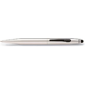 Solid Tech2 Chrome Ballpoint Pen and Stylus