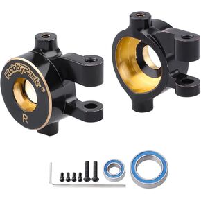 HobbyPark Steering Knuckles for TRX4M TRX4MT Brass Steering Blocks Upgrades Parts 1/18 RC Crawler Car Replacement of 9737