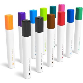 TRU RED Staples Dry Erase Markers, Chisel Tip, Assorted, 36/Carton (TR54567-CCVS)