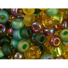 Miyuki Round Seed Beads Size 6/0 20g Earthtone Mix 6-MIX07