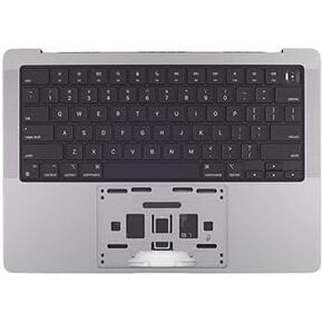 A2442 A2779 Complete Top Case (Keyboard) for M1 & M2 MacBook Pro (14-inch, 2021-2023) 661-21972, 661-32210 (Space Gray)