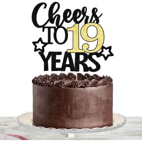 Happy 75th Birthday Cake Toppers- Cheers to 75 Years/Level 75 Unlocked, Pick 75 Loved cake Decorations for 75th Birthday/Anniversary Party Decorations supplies