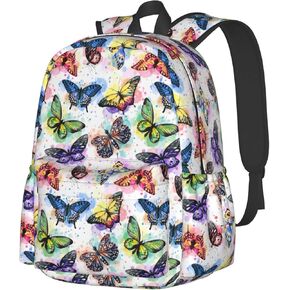 Strawberry Backpack 17 Inch Guinea Pig Casual Daypack Lightweight Kids School Backpack Campus Bag for Girls Women Back to School