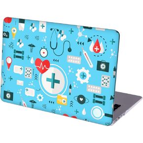 Compatible with MacBook Air 13.6-inch Hard Protective Shell Cace and Keyboard Cover ( A2681, M2 chip, 2022 Release ) - Medical Icons-5