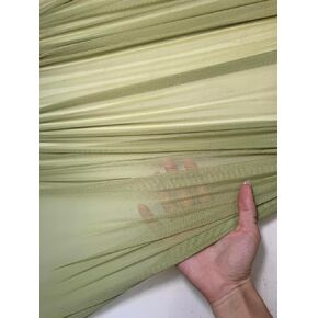 Power Mesh Fabric – 60 inch Width, Lightweight 4-Way Stretch Blend of Synthetic Fibers and Spandex, Perfect for Bra, Control-Topped Pantyhose, and Swimwear Linings (Mocha)