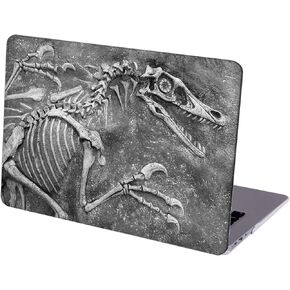 Compatible with MacBook Air 13 inch Retina Display with Touch ID, Hard Protective Shell with Keyboard Cover (M1 A2337 A2179 A1932, 2018 2019 2020 Release) - Dinosaur Skeleton - MC8706