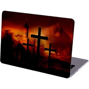 Case Compatible with MacBook MacBook Air 13 inch, Hard Protective Shell with Keyboard Cover ( A1369 A1466, 2010-2017 Release) - Christ Cross