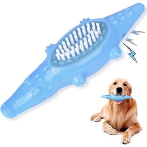 Bite and Brush Dog Chew Toy,Teeth Cleaning Toy,Durable Beef Flavor Toys to Keep Them Busy and Clean