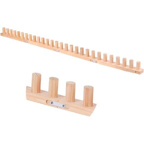 MLLNFUE 55" Chunky Knitting Loom - Customizable Knitting Machine - Foldable & Portable Design Chunky Knit Blanket Loom - Chunky Knitting for Beginners, Can Be Used for Home Decoration