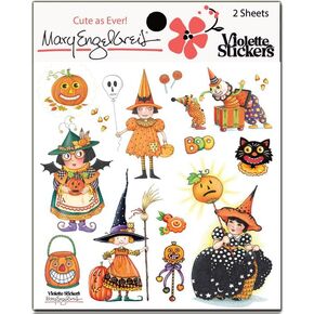 Mary Engelbreit Mary's Witches Stickers by Violette Stickers