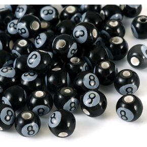 Cheriswelry 26Pcs 11mm Column Glass Letter Beads Black with Gold Alphabet Glass Beads Initial Letter Loose Spacer Beads for Men Women DIY Letter Necklace Bracelet Jewelry Making