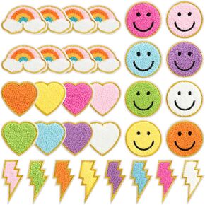 8Pcs Rabbit Applique Patches Iron On/Sew On Embroidered Patch for Jackets Jeans Bag Shoes T-Shirt Hat
