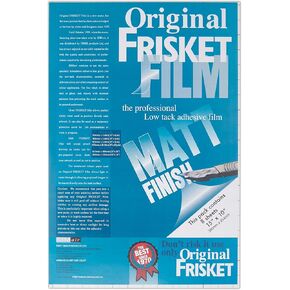 Original Frisket 15-Inch by 10-Inch Matt Masking Film Sheets, 8-Pack (52808)