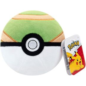 Pokemon 4" Pokeball Plush - Soft Stuffed Poke Ball Toy with Weighted Bottom (Dive Ball)
