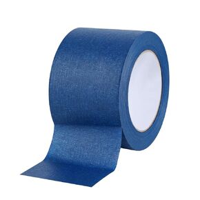 Lichamp Wide Masking Tape 3 inches, 1 Pack Blue Painters Tape Blue Masking Paper, 3 inches x 55 Yards x 1 Roll