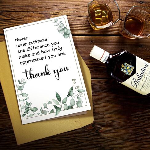 Supoeguk Thank You Card for Employee Boss Coworker, Appreciation Card for Teacher Mentor Friend, Never Underestimate The Difference You Make... in Kuwait