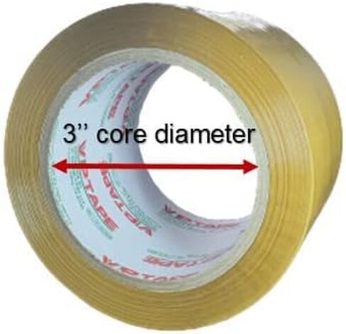 1 Pallet 90 Case 2.0 Mil Carton Tape (1 Plalet 90 Case 2160 Rolls (2.0 mil 3 inch × 110 ياردة) شريط خبز واضح.) in Kuwait