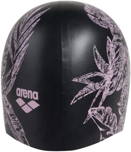 Arena Sirene Molded Silicone Swim Cap for Women Swimming Super Stretchy Durable Bathing Cap for Long Hair Tight Fit, One Size in Saudi Arabia