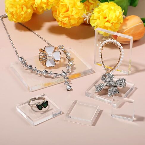 6 أجهزة كمبيوتر أكريليك كتل التصوير الأكريليك الفوتوغرافي بلوك زفاف شقة وضع الدعائم واضحة أدوات ختم مجموعة مجموعة مصنوعة من طوابع الكتل للسيارة القبضة لصنع أداة ختم DIY in Kuwait