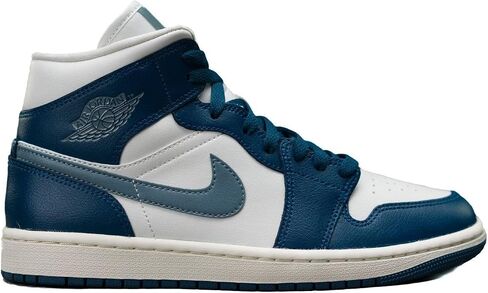 Jordan 1 Mid Women Sky J French Blue/Ozone Blue-Sail BQ6472-414 10.5 in Saudi Arabia