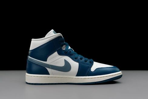 Jordan 1 Mid Women Sky J French Blue/Ozone Blue-Sail BQ6472-414 10.5 in Saudi Arabia