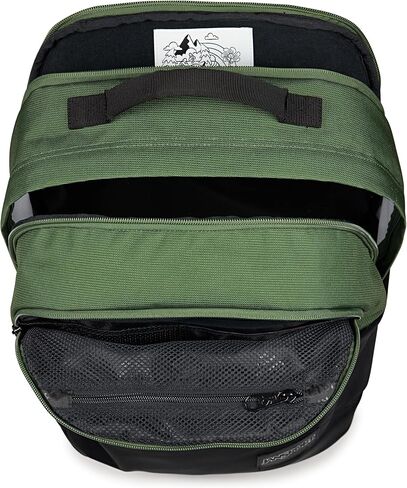 حقيبة الظهر Jansport Journey Pack-مقصورة رئيسية كبيرة ، جيوب زجاجة ماء مزدوجة ، مقصورة كمبيوتر محمول مبطنة بحجم 15 بوصة مع جبل ثلاثي المبطن ، أسود in Kuwait