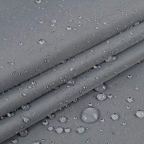 Marine Waterproof Canvas Fabric 600Denier 60" Wide by 144" Cordura Material with Waterproof Backing Anti-UV Canvas Awning Fabric for Car Boat Tent Cushion Home, Black in Saudi Arabia