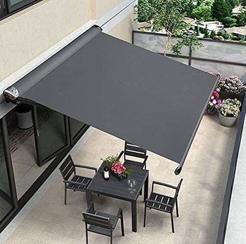 Marine Waterproof Canvas Fabric 600Denier 60" Wide by 144" Cordura Material with Waterproof Backing Anti-UV Canvas Awning Fabric for Car Boat Tent Cushion Home, Black in Saudi Arabia
