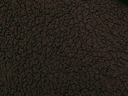 Minky Sherpa Lambs Wool Fabric 58 inches Wide Black in Saudi Arabia