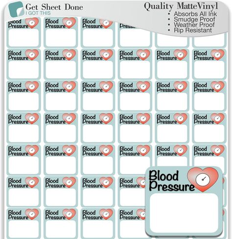 Blood Sugar Tracker Stickers - 54 Health Planner Stickers 1/2" - Diabetes Diabetic Hypoglycemia - Habit Tracker Planner Stickers - Essential Calendar bujo journaling (Blood Sugar, 1 Sheet) in Kuwait